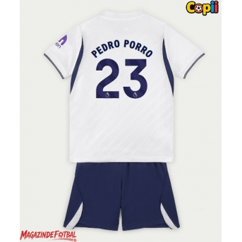 Tottenham Hotspur Pedro Porro #23 Echipament de Fotbal Replică 2026-27 Copii Acasa (+ Șorturi)